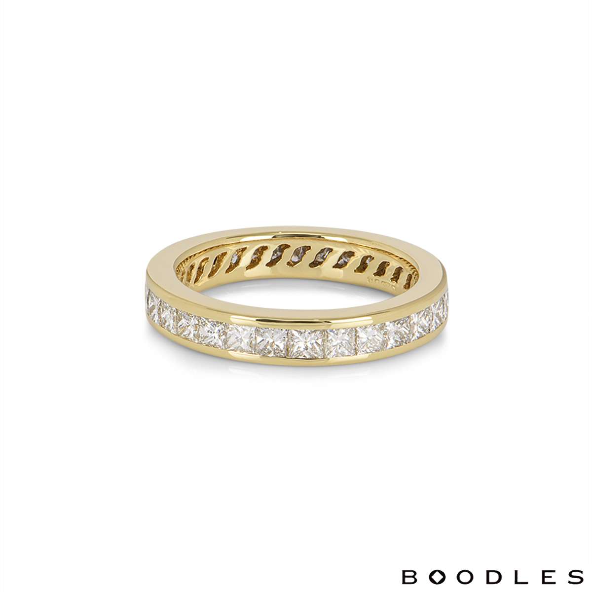 Boodles Yellow Gold Diamond Full Eternity Ring